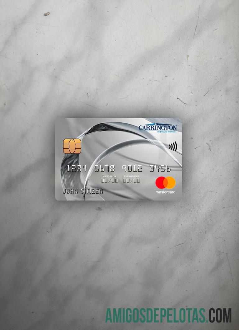 EUA Carrington Mortgage Services Bank Mastercard Photolook Front exemplo real